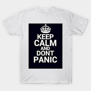 keep calm and dont panic stay safe T-Shirt